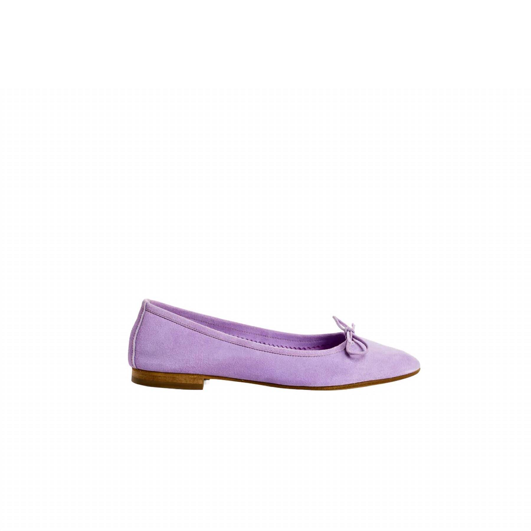 New Reqins Women's Carmen Suede Flats In Lavender